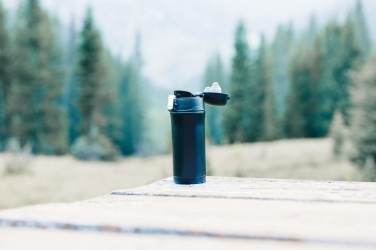 Logotrade promotional merchandise image of: RCS Recycled stainless steel easy lock vacuum mug