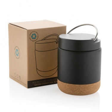 Logo trade promotional gifts picture of: Savory RCS certified recycled stainless steel foodflask