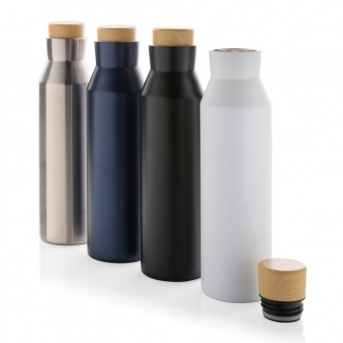 Logo trade promotional item photo of: Gaia RCS certified recycled stainless steel vacuum bottle