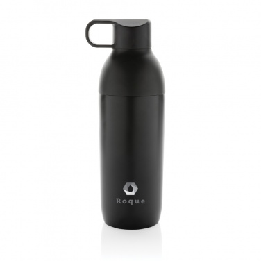 Logo trade corporate gifts image of: Flow RCS recycled stainless steel vacuum bottle