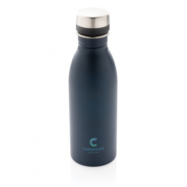 Logo trade promotional products picture of: RCS Recycled stainless steel deluxe water bottle
