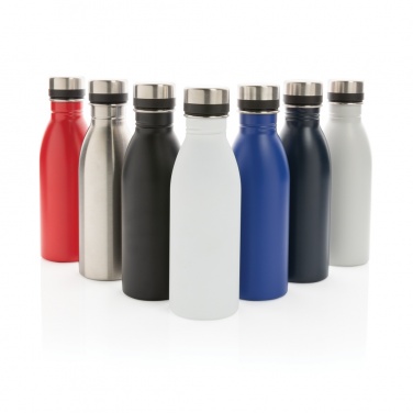 Logo trade promotional gifts picture of: RCS Recycled stainless steel deluxe water bottle