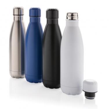 Logo trade promotional gifts image of: Eureka RCS certified re-steel single wall water bottle