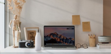 Logotrade promotional merchandise photo of: UV-C steriliser vacuum stainless steel bottle