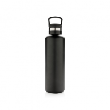 Logo trade promotional products image of: Vacuum insulated leak proof standard mouth bottle