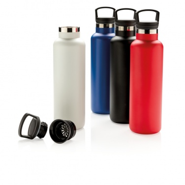 Logo trade promotional gifts image of: Vacuum insulated leak proof standard mouth bottle