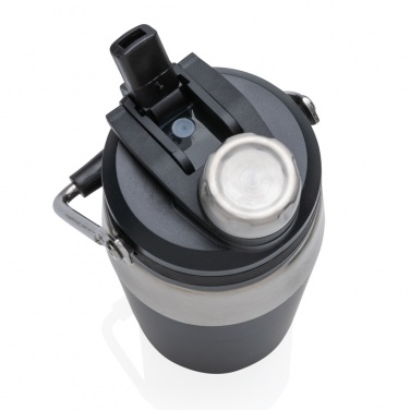 Logo trade advertising products picture of: Vacuum stainless steel dual function lid bottle 500ml
