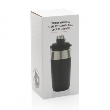 Logotrade promotional products photo of: Vacuum stainless steel dual function lid bottle 500ml