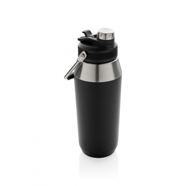Logo trade advertising products picture of: Vacuum stainless steel dual function lid bottle 1L