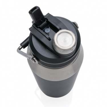 Logo trade corporate gift photo of: Vacuum stainless steel dual function lid bottle 1L