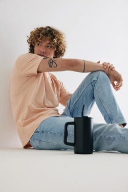 Logo trade promotional items picture of: Cube RCS certified recycled steel mug 800ml