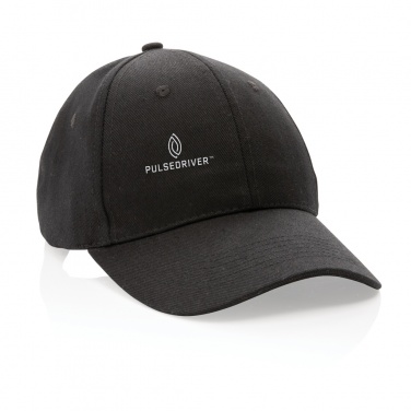 Logotrade promotional gift picture of: Impact 6 panel 280gr Recycled cotton cap with AWARE™ tracer
