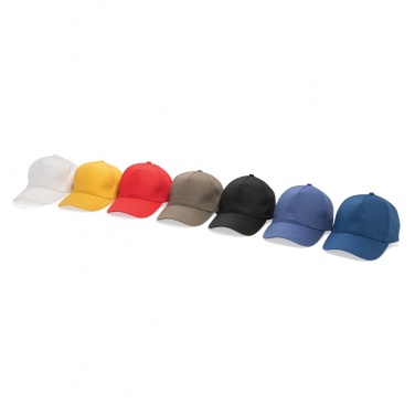 Logo trade promotional merchandise photo of: Impact 5panel 280gr Recycled cotton cap with AWARE™ tracer