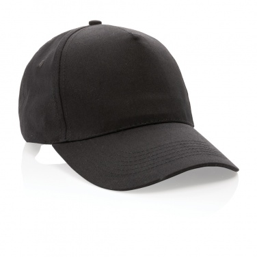 Logotrade promotional item picture of: Impact 5 panel 190gr Recycled cotton cap with AWARE™ tracer