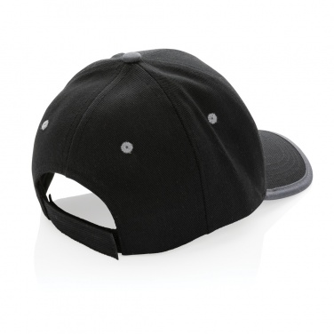 Logo trade promotional items image of: Impact AWARE™ Brushed rcotton 6 panel contrast cap 280gr