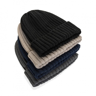 Logotrade promotional giveaways photo of: Kennedi AWARE™ Polylana® beanie with large rib