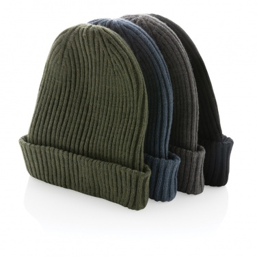 Logotrade promotional product image of: Impact AWARE™  Polylana® double knitted beanie