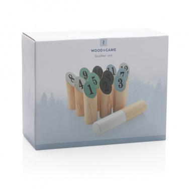 Logo trade promotional gifts picture of: Wooden scatter set