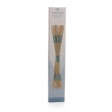 Logo trade promotional gift photo of: Bamboo giant mikado set