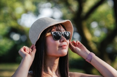 Logotrade promotional merchandise photo of: Bamboo and RCS recycled plastic sunglasses