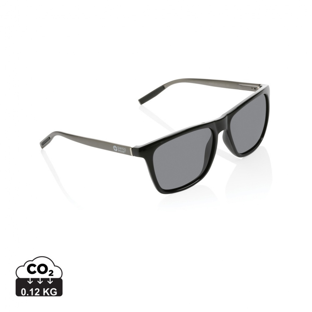 Logotrade promotional merchandise picture of: Swiss Peak RCS rplastic polarised sunglasses