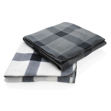 Logotrade promotional giveaway image of: Soft plaid fleece blanket