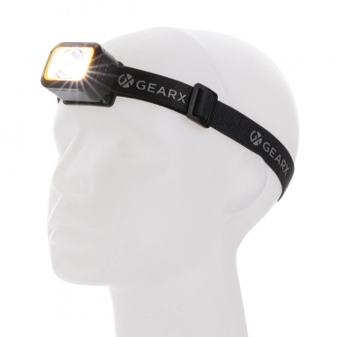 Logo trade corporate gift photo of: Gear X RCS rPlastic heavy duty head torch