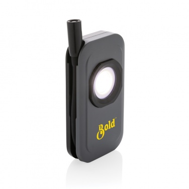 Logo trade promotional merchandise image of: Gear X RCS rPlastic USB rechargeable worklight