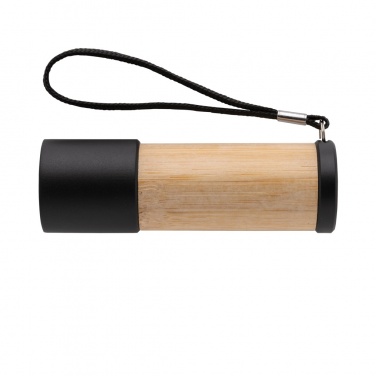 Logo trade business gift photo of: Bamboo and RCS certfied recycled plastic torch