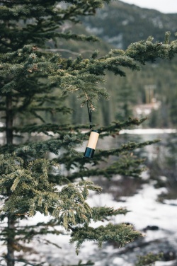 Logo trade promotional merchandise image of: Bamboo and RCS certfied recycled plastic torch