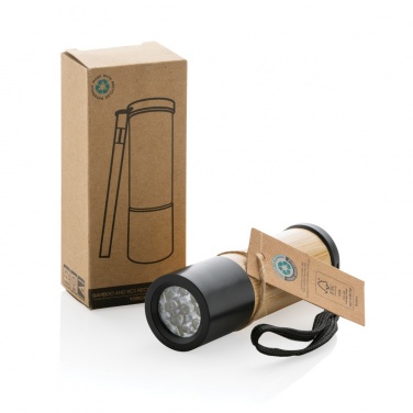 Logotrade promotional product picture of: Bamboo and RCS certfied recycled plastic torch