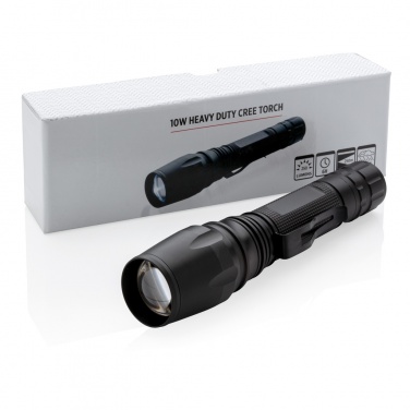 Logo trade corporate gifts image of: Torch 10W Heavy duty CREE