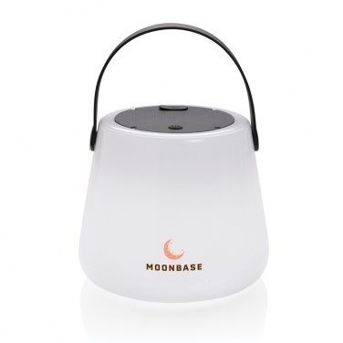 Logotrade corporate gift image of: SolarGlow RCS recycled ABS USB-rechargeable outdoor light