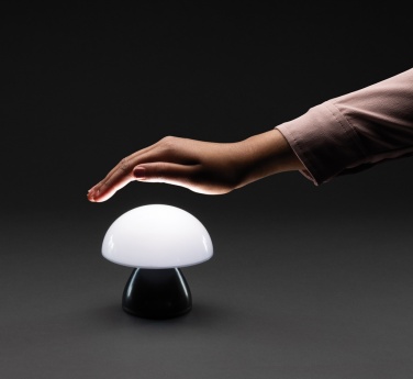 Logo trade business gifts image of: Luming RCS recycled plastic USB re-chargeable table lamp