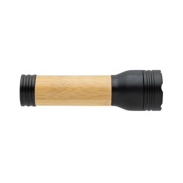 Logotrade promotional items photo of: Lucid 1W RCS certified recycled plastic & bamboo torch
