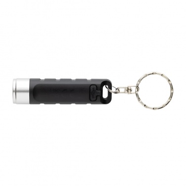 Logotrade advertising product image of: Globix RCS recycled plastic USB re-chargeable keychain torch