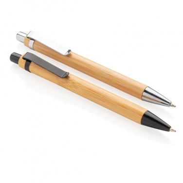 Logo trade business gift photo of: Bamboo pen