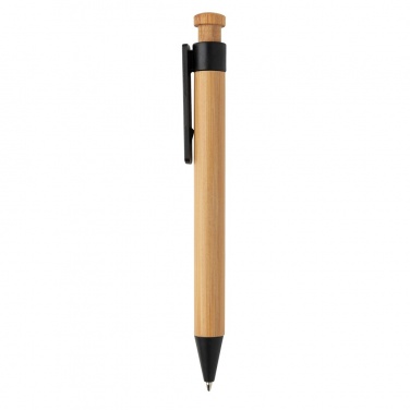 Logotrade promotional giveaway image of: Bamboo pen with wheatstraw clip