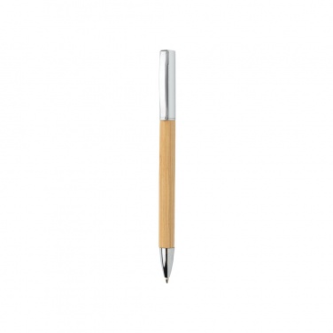 Logo trade promotional giveaways image of: Modern bamboo pen