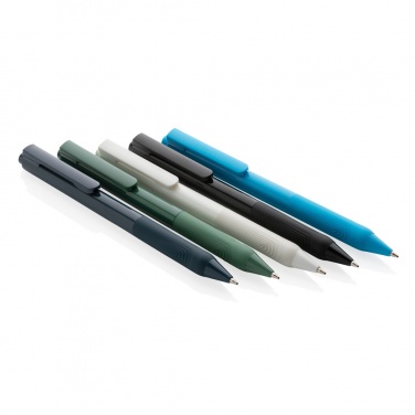 Logo trade business gifts image of: X9 solid pen with silicone grip