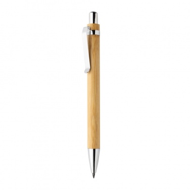 Logo trade promotional gift photo of: Pynn bamboo infinity pen