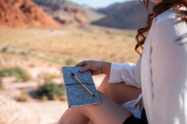 Logotrade business gift image of: Bamboo infinity pencil with eraser