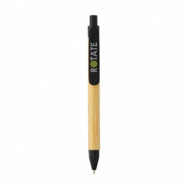 Logo trade corporate gifts picture of: Write responsible recycled paper barrel pen