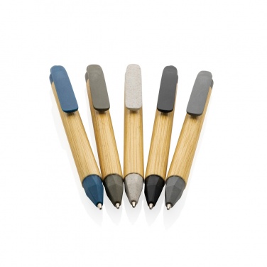 Logo trade promotional gifts image of: Write responsible recycled paper barrel pen