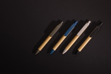 Logo trade promotional products image of: Write responsible recycled paper barrel pen