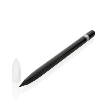 Logo trade promotional giveaways picture of: Aluminum inkless pen with eraser