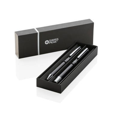 Logotrade promotional product picture of: Swiss Peak Cedar RCS certified recycled aluminum pen set