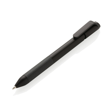 Logo trade promotional merchandise photo of: TwistLock GRS certified recycled ABS pen