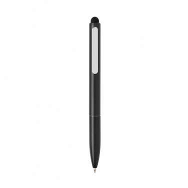 Logotrade promotional merchandise image of: Kymi RCS certified recycled aluminium pen with stylus