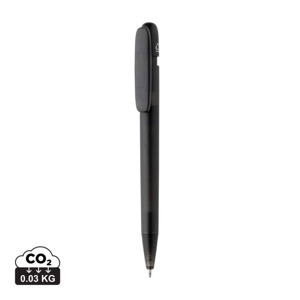 Logotrade promotional merchandise photo of: Devin GRS certified RABS pen transparent